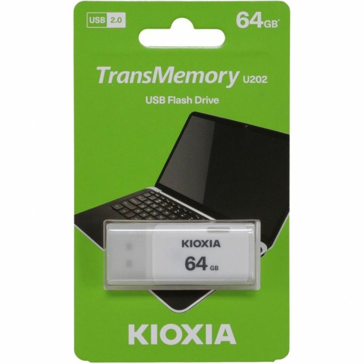 USB флеш накопитель Kioxia 64GB U202 White USB 2.0 (LU202W064GG4) 98_98.jpg - фото 3