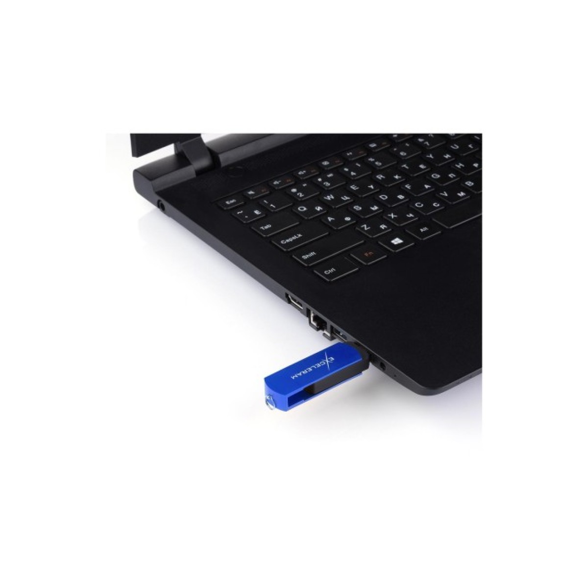 USB флеш накопитель eXceleram 64GB P2 Series Blue/Black USB 2.0 (EXP2U2BLB64) 98_98.jpg - фото 7