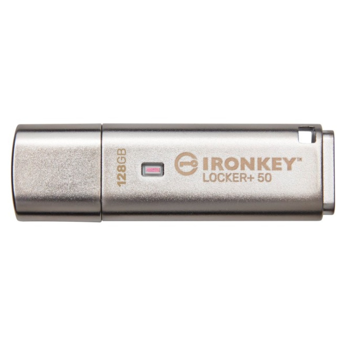 USB флеш накопичувач Kingston 128GB IronKey Locker Plus 50 AES Encrypted USB 3.2 (IKLP50/128GB) 98_98.jpg - фото 6