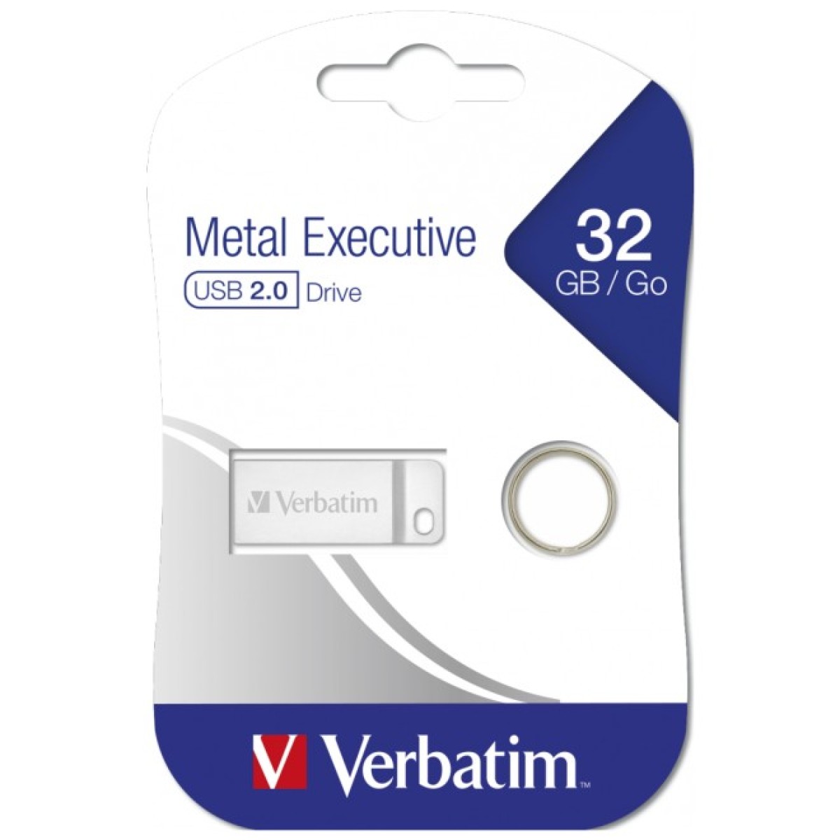 USB флеш накопитель Verbatim 32GB Metal Executive Silver USB 2.0 (98749) 98_98.jpg - фото 3