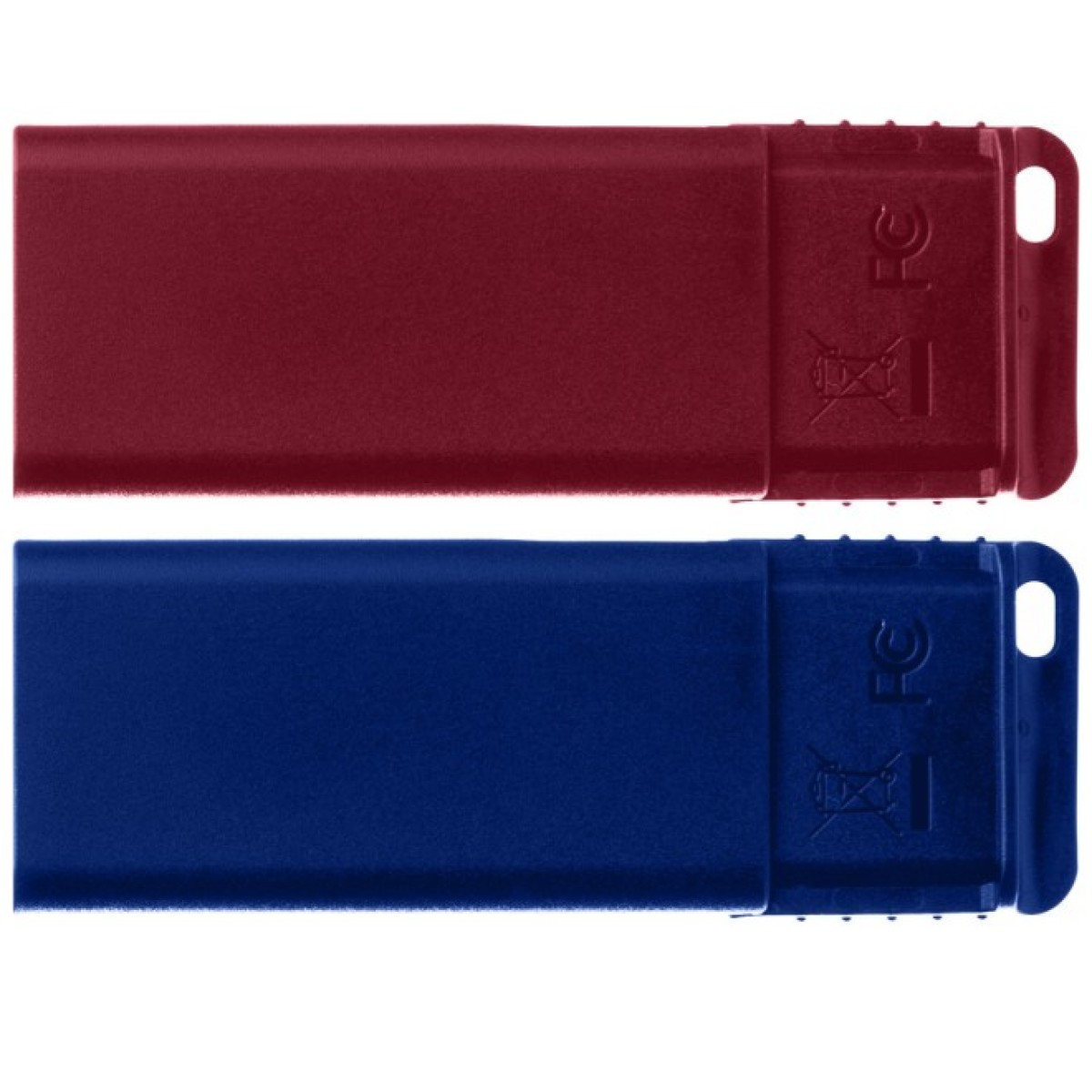 USB флеш накопитель Verbatim 2x32GB Store'n'Go Slider Red/Blue USB 2.0 (49327) 98_98.jpg - фото 8