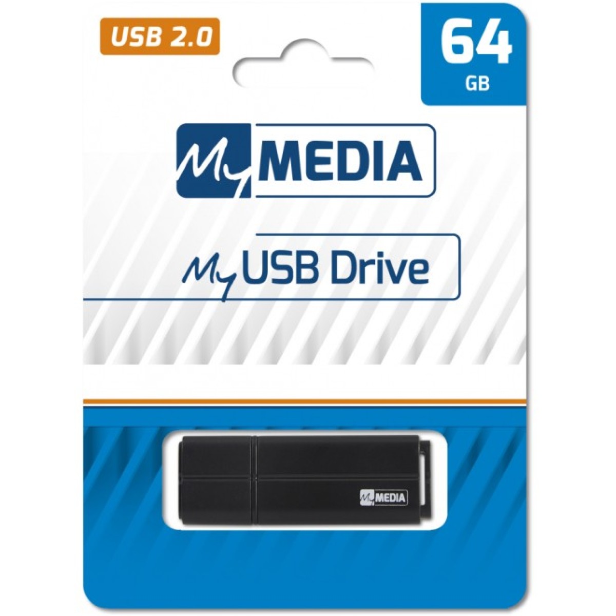 USB флеш накопичувач Verbatim 64GB MyMedia Black USB 2.0 (69263) 98_98.jpg - фото 4