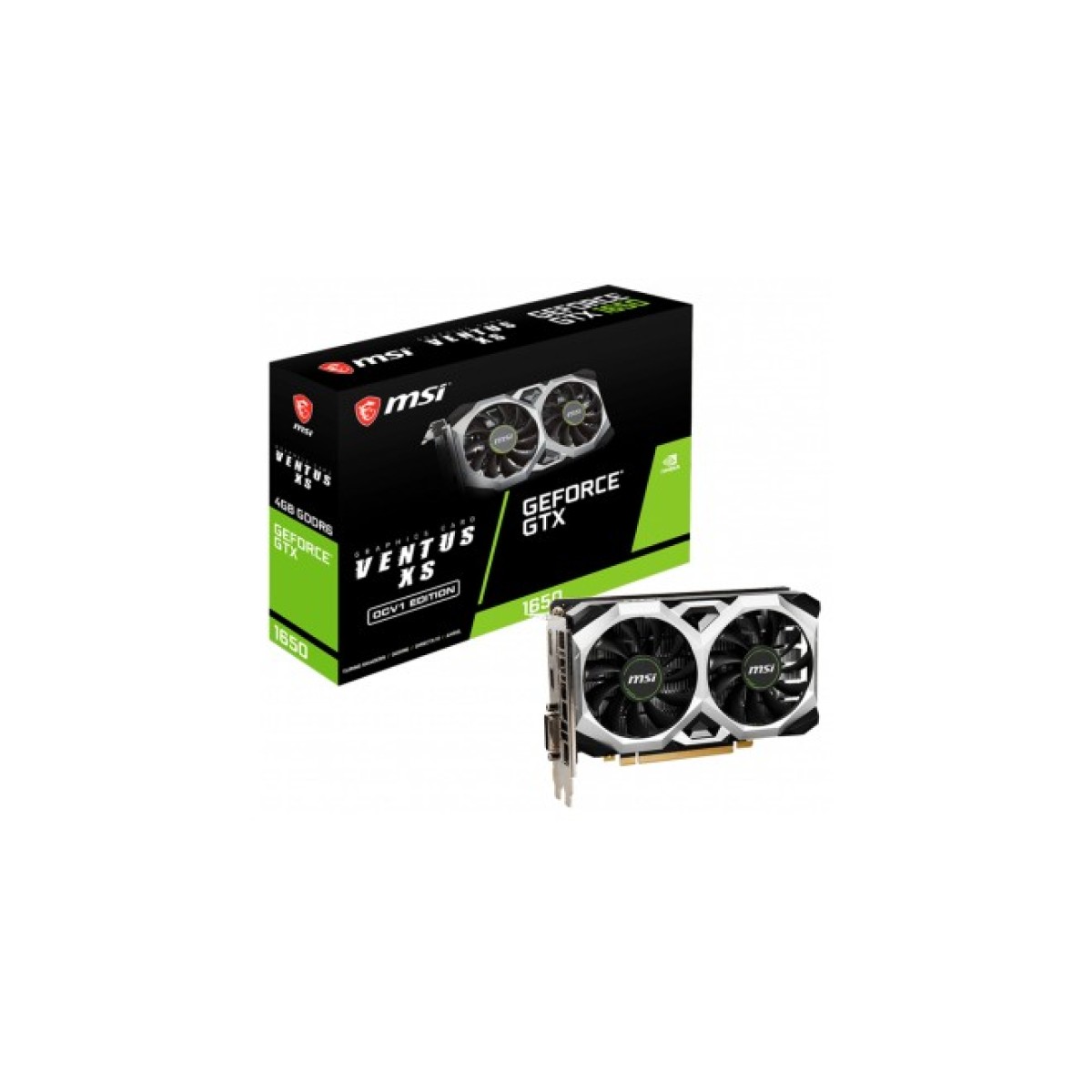 Видеокарта MSI GeForce GTX1650 4096Mb D6 VENTUS XS OC (GTX 1650 D6 VENTUS XS OCV3) 98_98.jpg - фото 2
