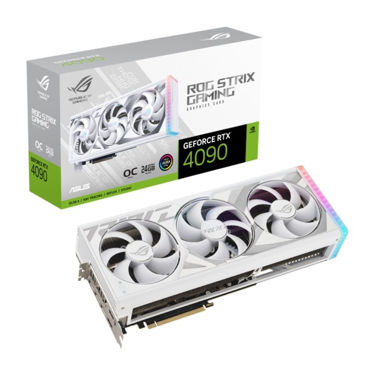 Відеокарта ASUS GeForce RTX4090 24GB ROG STRIX WHITE OC (ROG-STRIX-RTX4090-O24G-WHITE) 98_98.jpg - фото 6