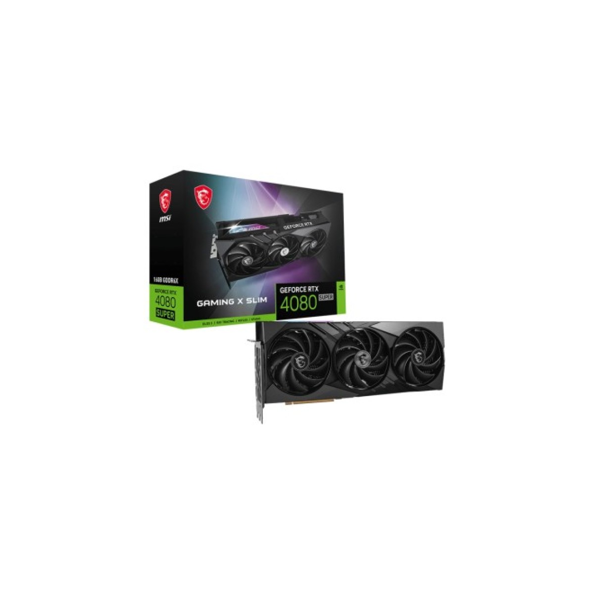 Відеокарта MSI GeForce RTX4080 SUPER 16GB GAMING X SLIM (RTX 4080 SUPER 16G GAMING X SLIM) 98_98.jpg - фото 4
