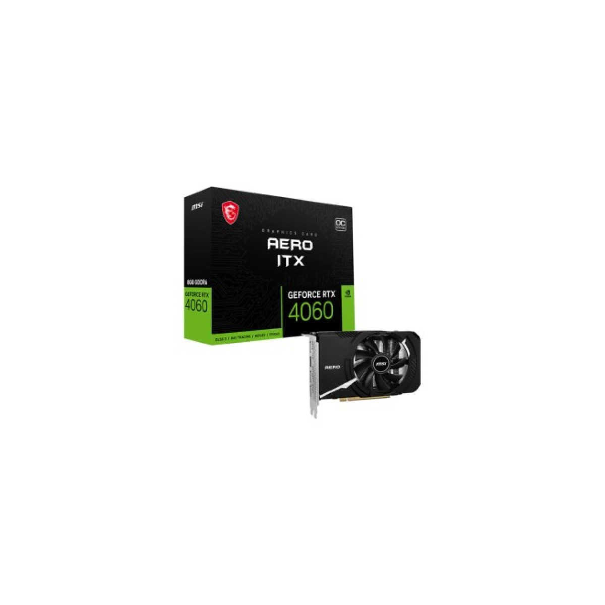 Видеокарта MSI GeForce RTX4060 8Gb AERO ITX OC (RTX 4060 AERO ITX 8G OC) 98_98.jpg - фото 3