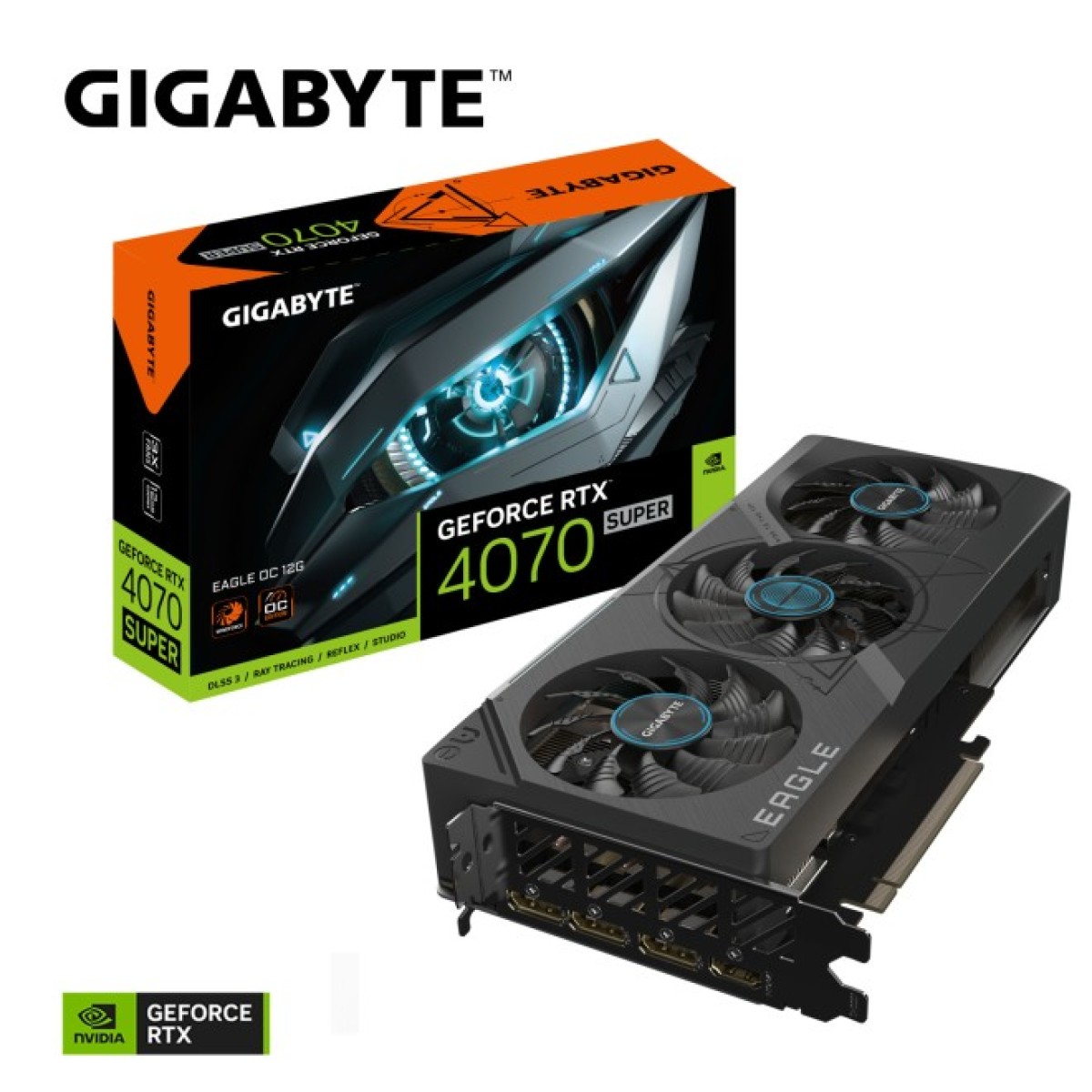 Видеокарта GIGABYTE GeForce RTX4070 SUPER 12Gb EAGLE OC (GV-N407SEAGLE OC-12GD) 98_98.jpg - фото 5