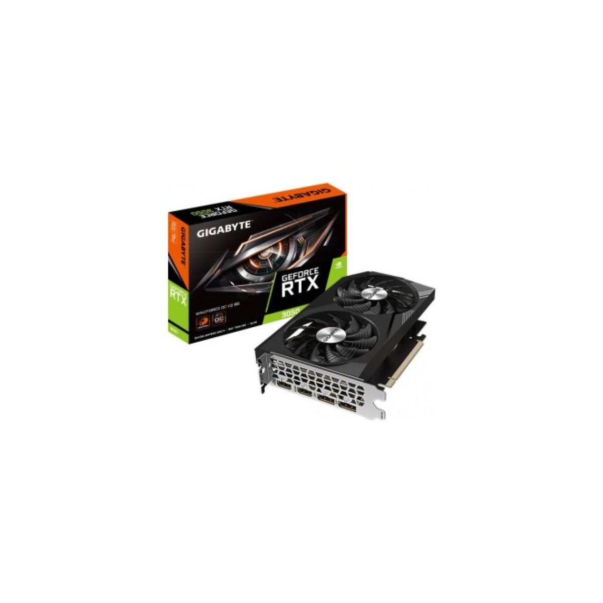 Видеокарта GIGABYTE GeForce RTX3050 8Gb WINDFORCE OC V2 (GV-N3050WF2OCV2-8GD) 98_98.jpg - фото 4