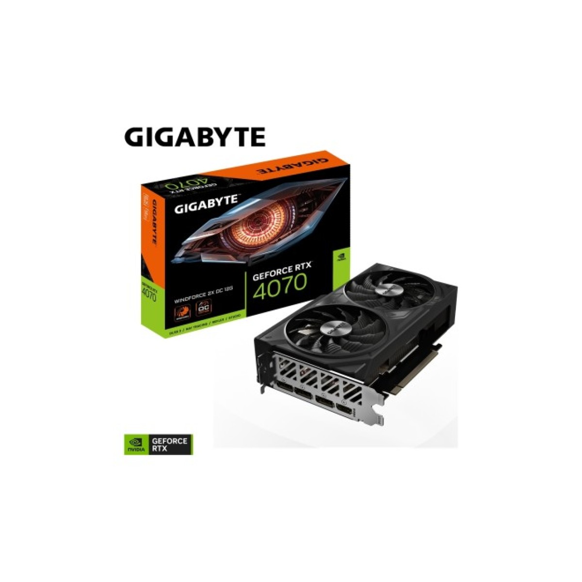 Видеокарта GIGABYTE GeForce RTX4070 12Gb WINDFORCE OC (GV-N4070WF2OC-12GD) 98_98.jpg - фото 3