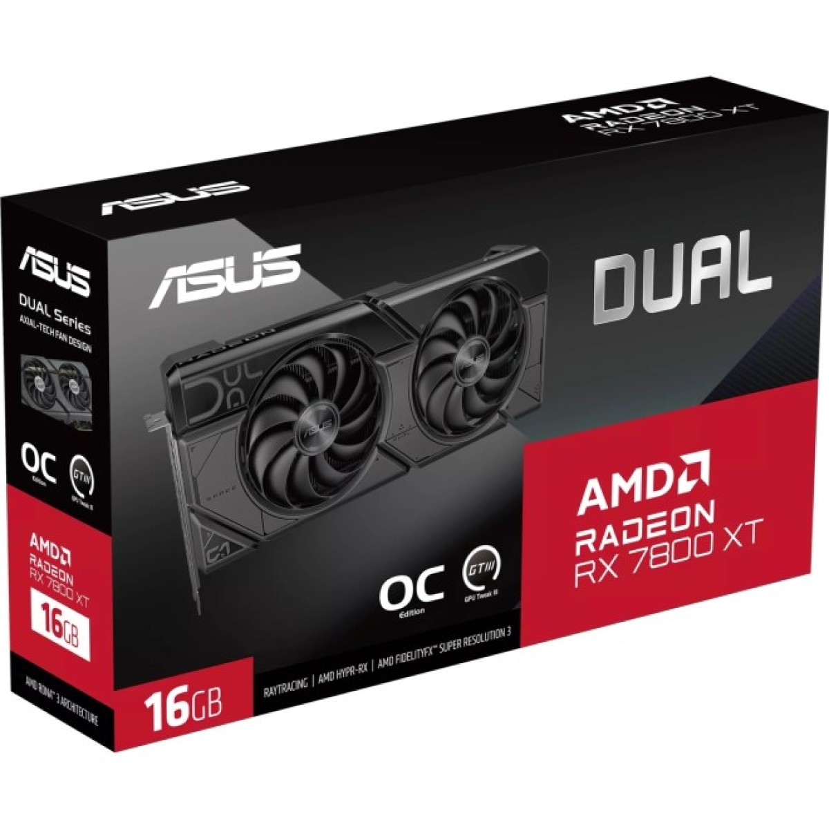 Видеокарта ASUS Radeon RX 7800 XT 16Gb DUAL OC (DUAL-RX7800XT-O16G) 98_98.jpg - фото 9