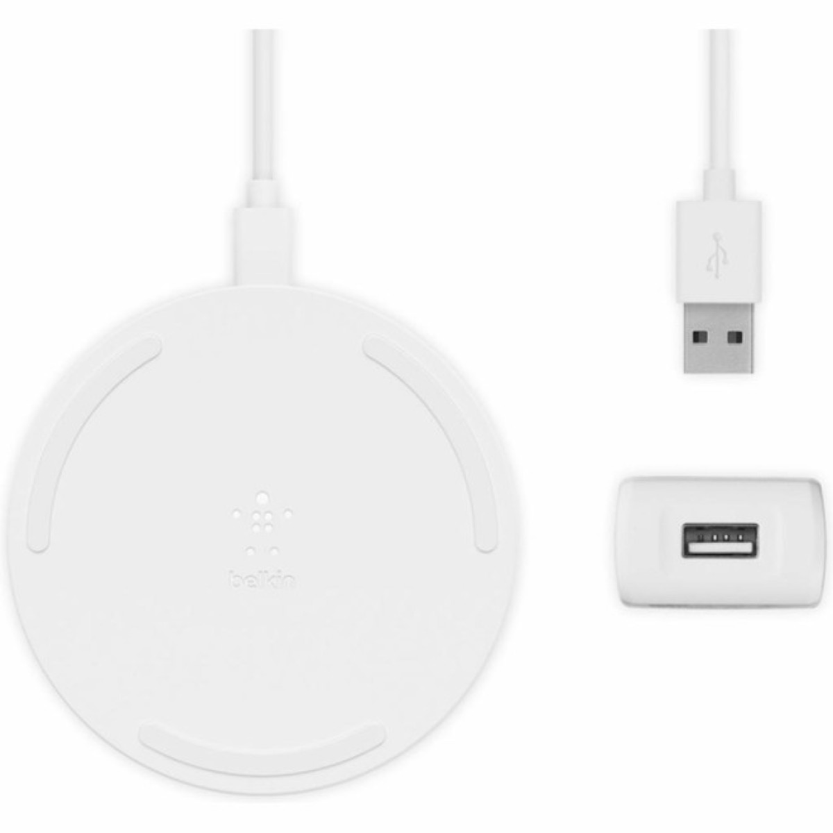 Зарядний пристрій Belkin Pad Wireless Charging Qi, 15W, white (WIA002VFWH) 98_98.jpg - фото 3