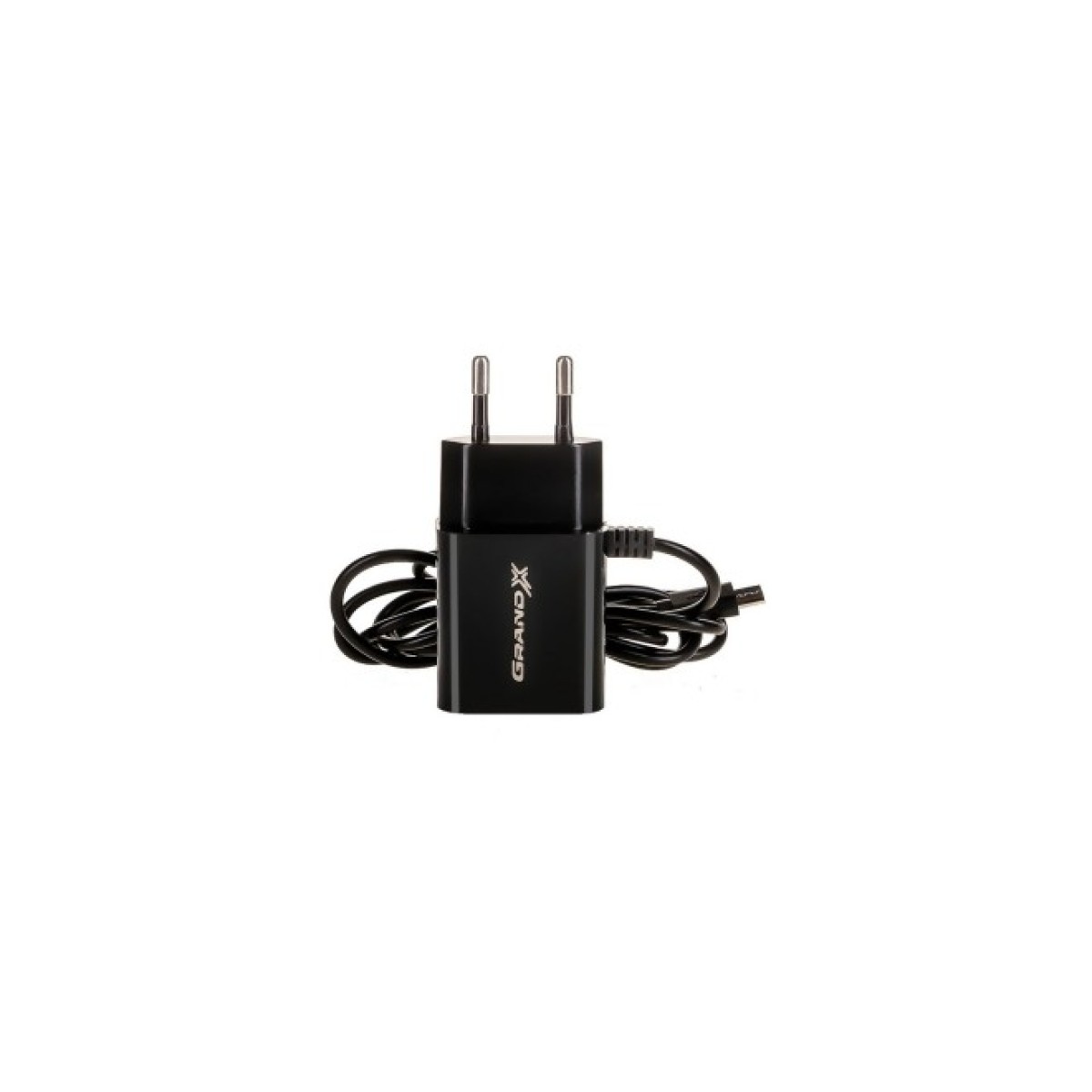 Зарядний пристрій Grand-X 5V 2,1A 2USB + micro USB Black (CH-35B) 98_98.jpg - фото 2