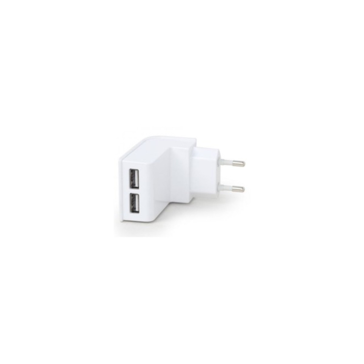 Зарядний пристрій EnerGenie USB 2.1A white (EG-U2C2A-02-W) 98_98.jpg - фото 2