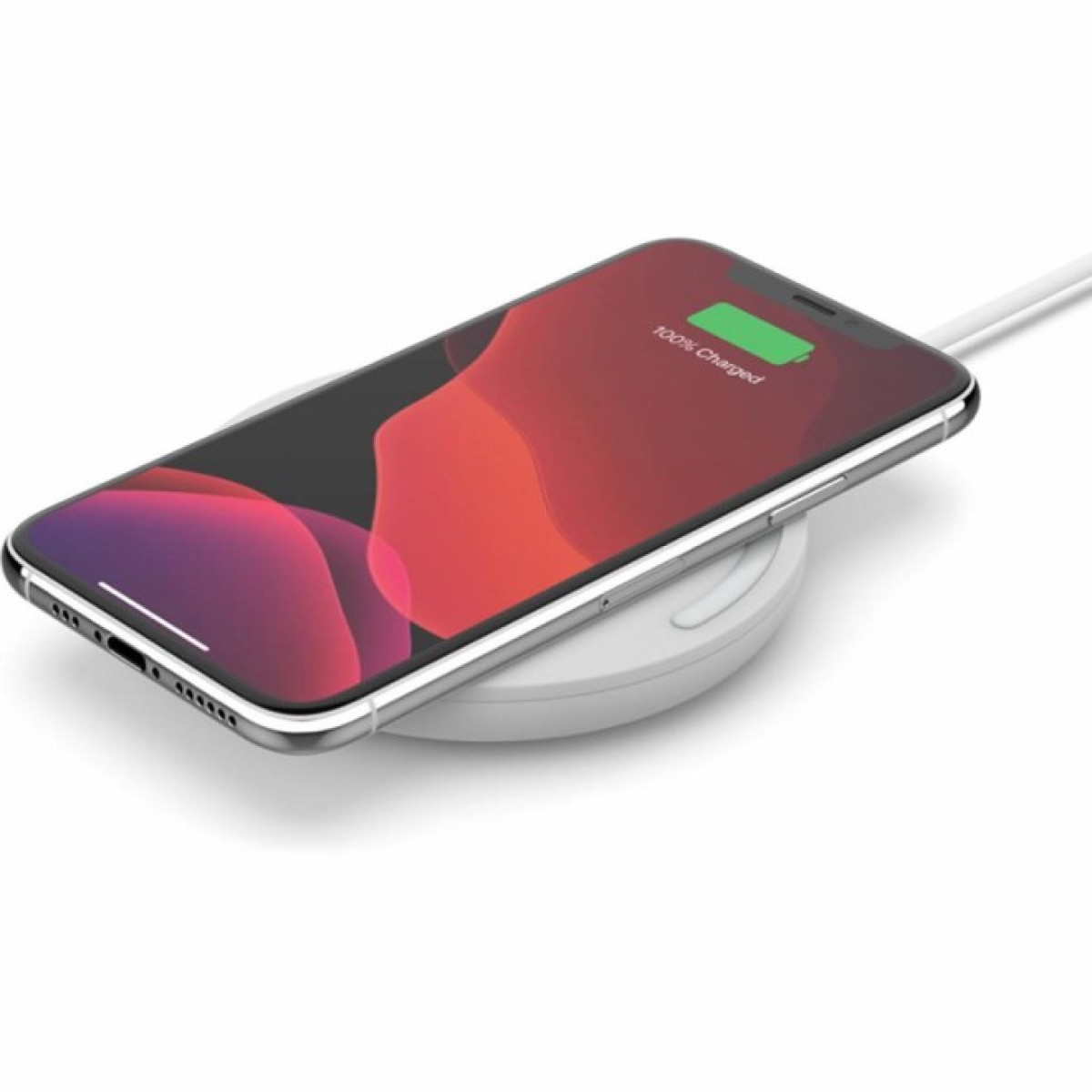 Зарядний пристрій Belkin Pad Wireless Charging Qi, 15W, white (WIA002VFWH) 98_98.jpg - фото 4