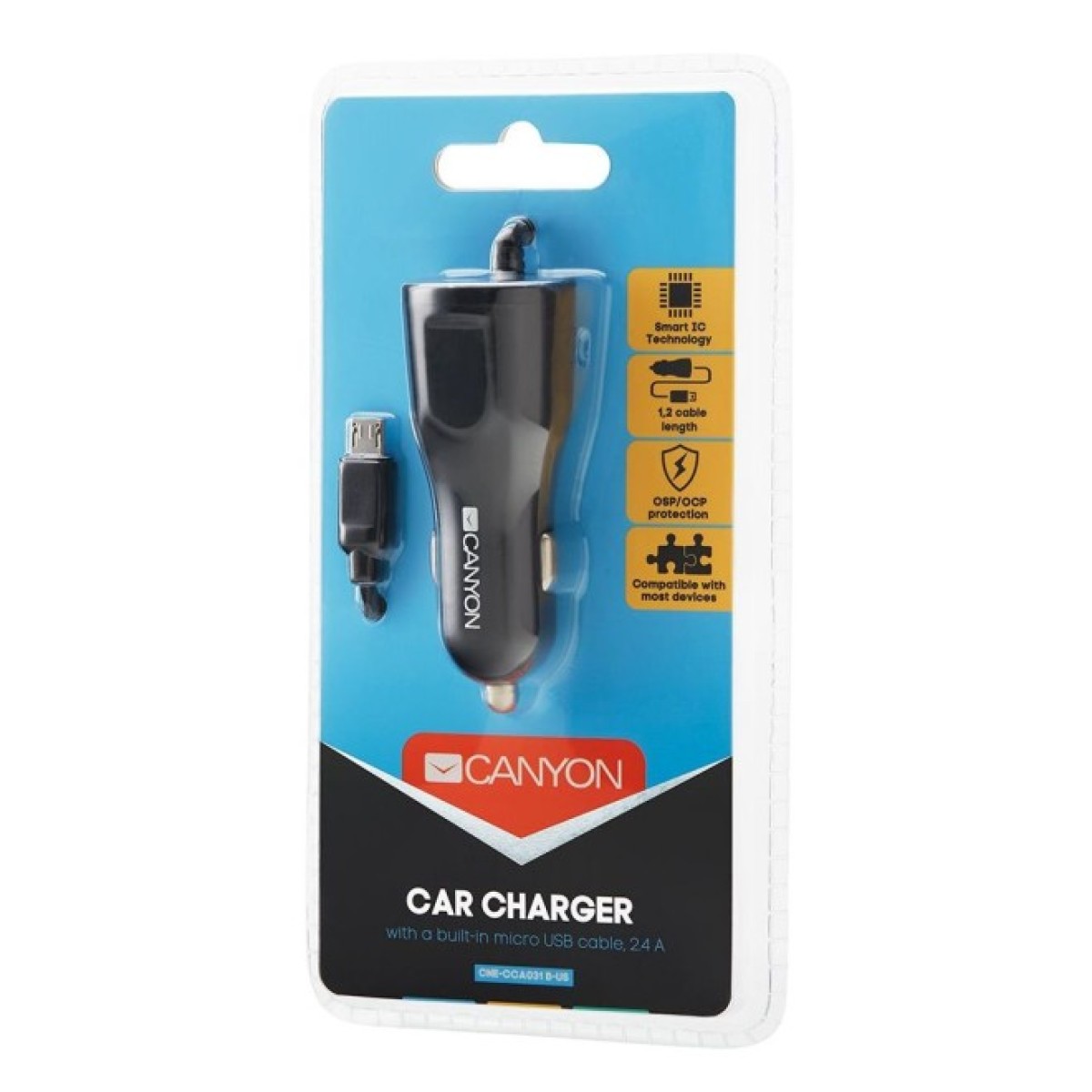 Зарядное устройство Canyon C-031/US Universal 1xUSB car adapter (CNE-CCA031B-US) 98_98.jpg - фото 2