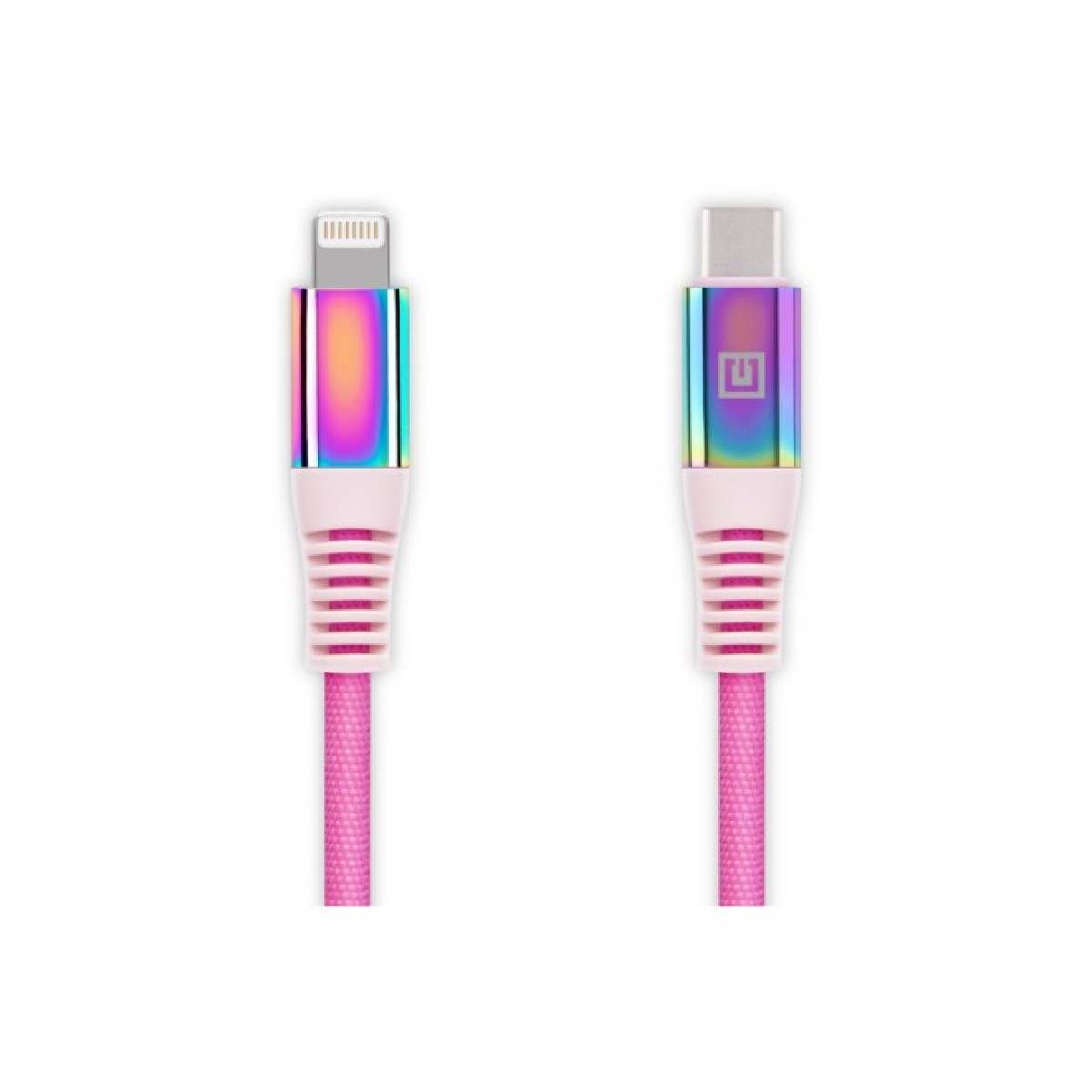 Дата кабель USB-C to Lightning 1.0m MFI Rainbow REAL-EL (EL123500054) 98_98.jpg - фото 2