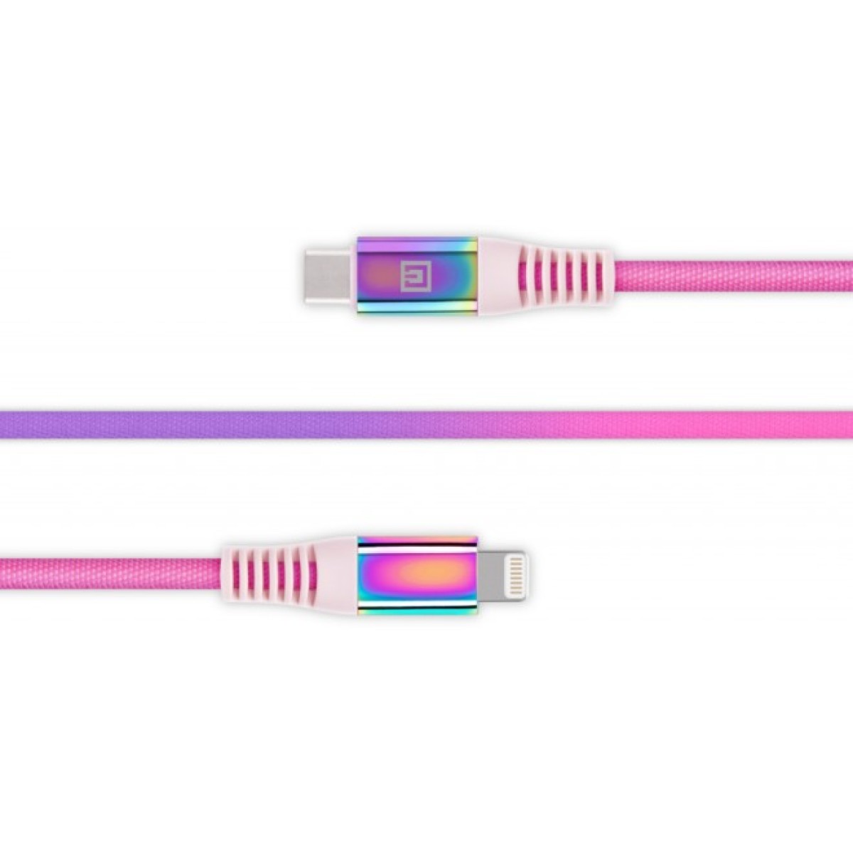 Дата кабель USB-C to Lightning 1.0m MFI Rainbow REAL-EL (EL123500054) 98_98.jpg - фото 3
