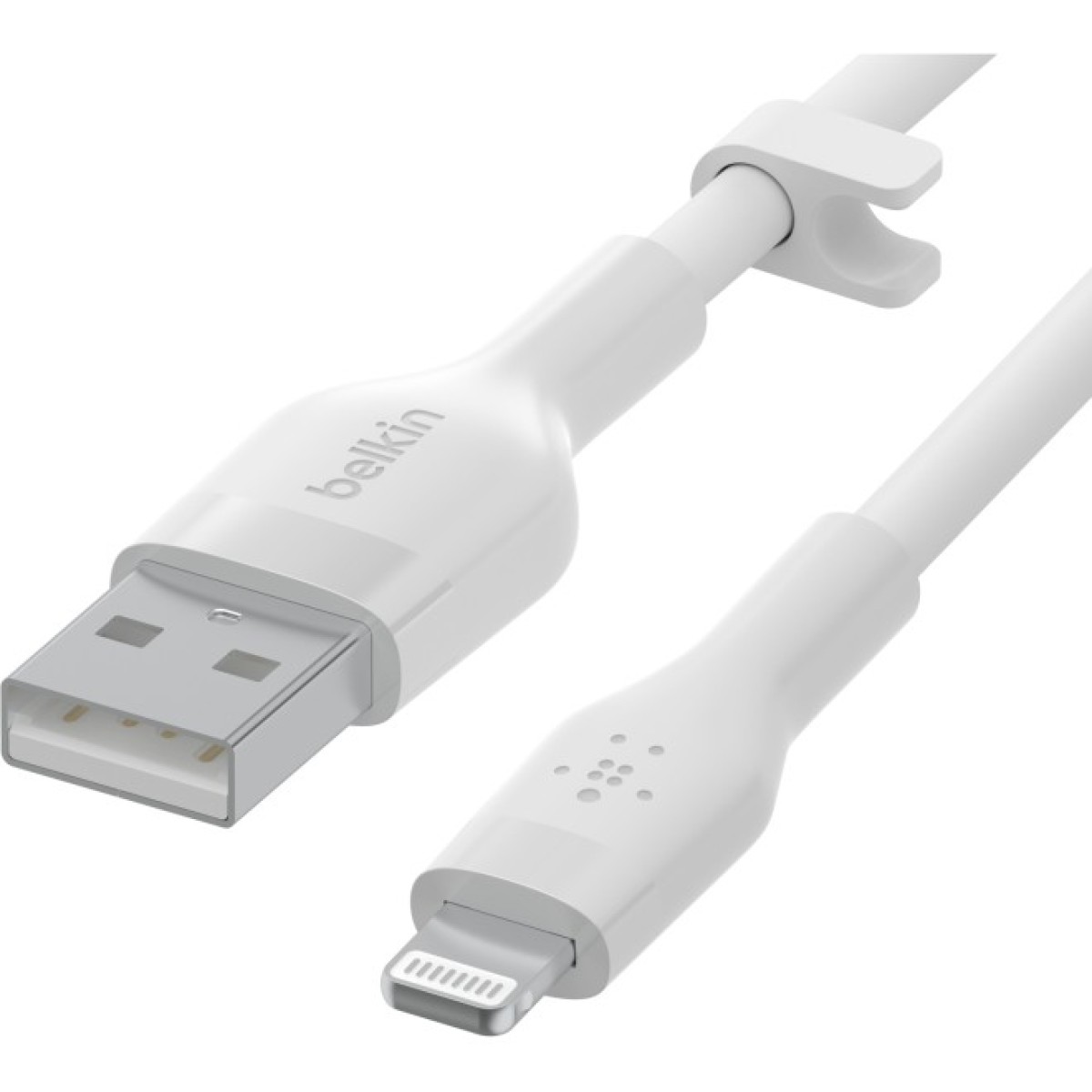Дата кабель USB 2.0 AM to Lightning 2.0m White Belkin (CAA008BT2MWH) 98_98.jpg - фото 4