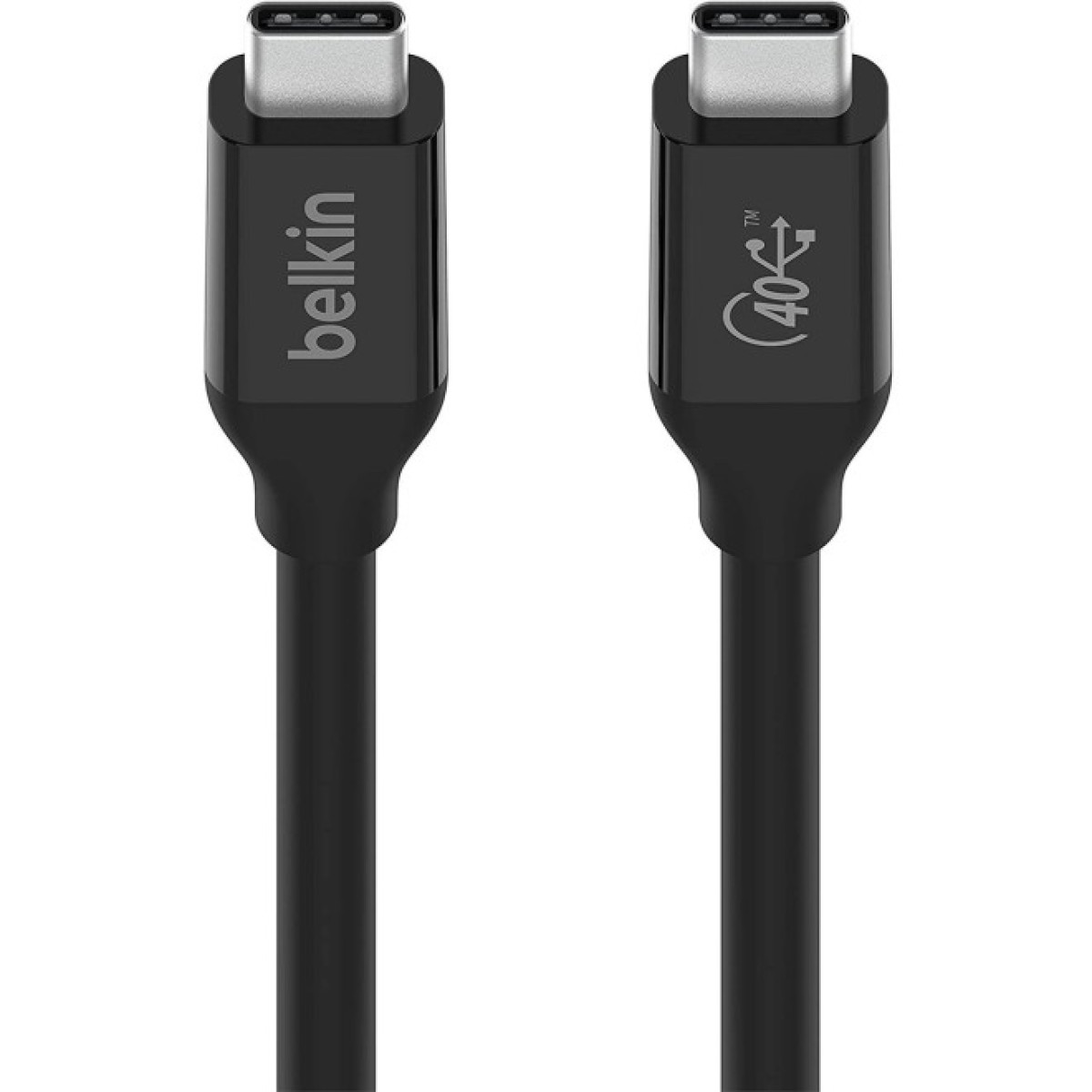 Дата кабель USB-C to USB-C 0.8m USB4 40Gbps 100W Black Belkin (INZ001BT0.8MBK) 98_98.jpg - фото 3