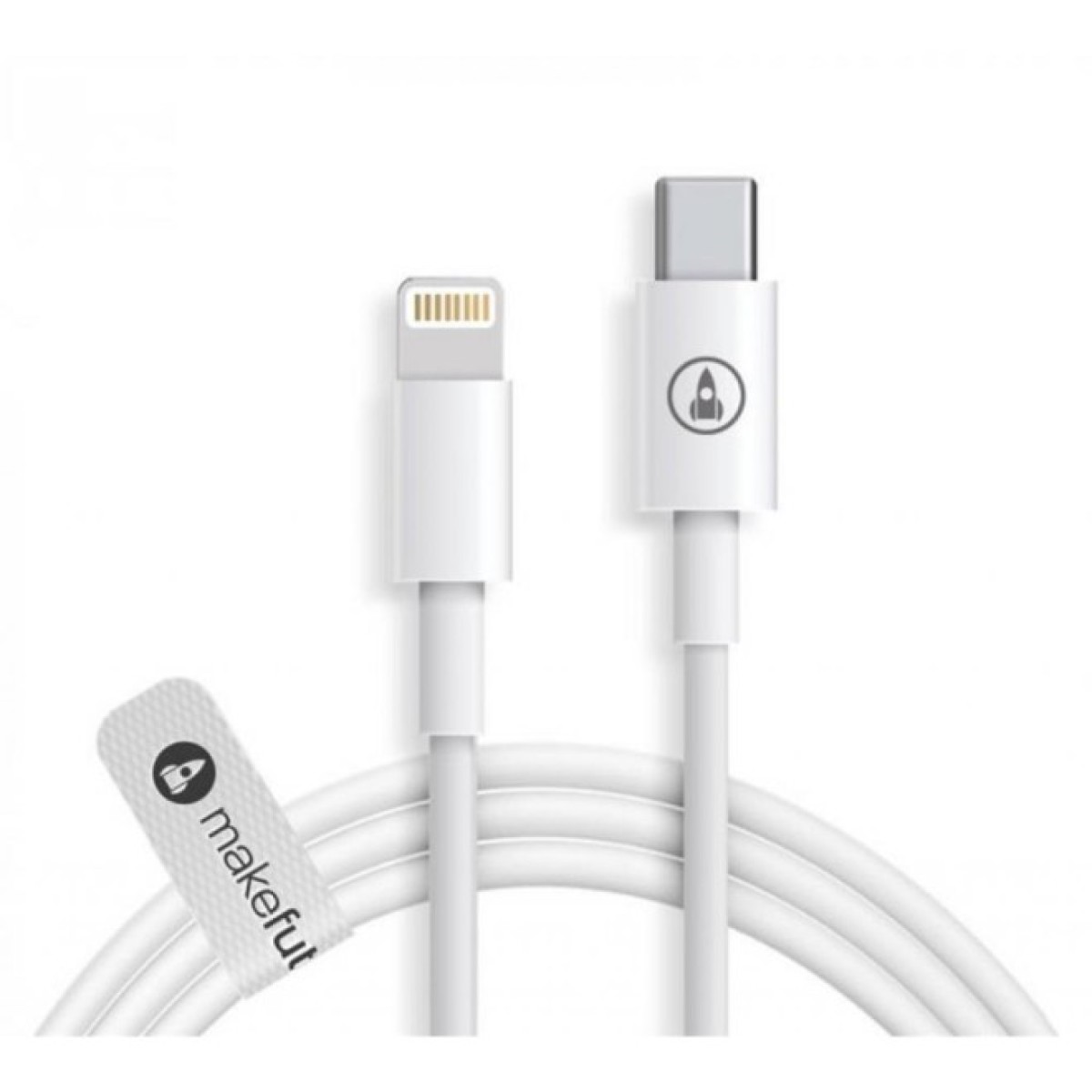 Дата кабель USB-C to Lightning 1.2m TPE White MakeFuture (MCB-LT1WH) 256_256.jpg