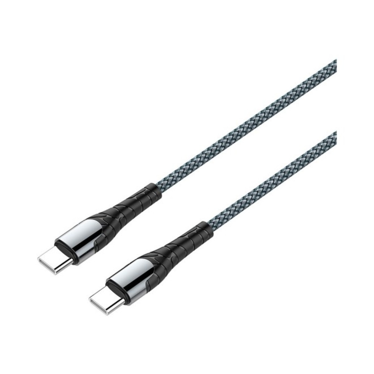 Дата кабель USB-C to USB-C 2.0m PD Fast Charging 65W 3A grey ColorWay (CW-CBPDCC039-GR) 98_98.jpg - фото 1