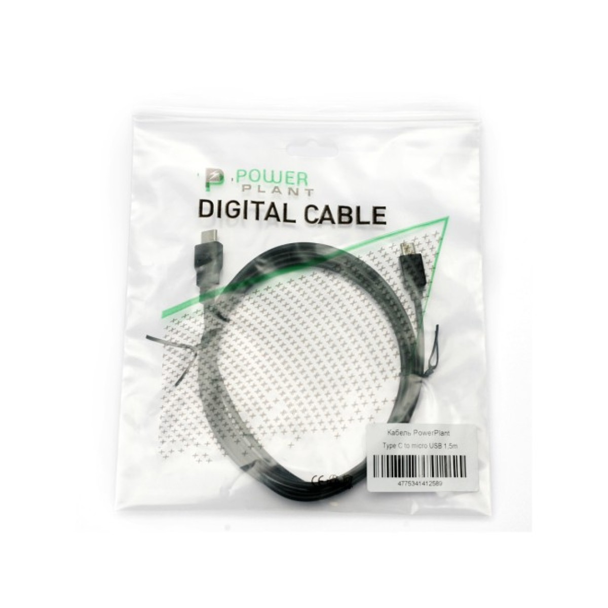 Дата кабель USB 3.0 Type C – micro USB 1.5м PowerPlant (KD00AS1258) 98_98.jpg - фото 2