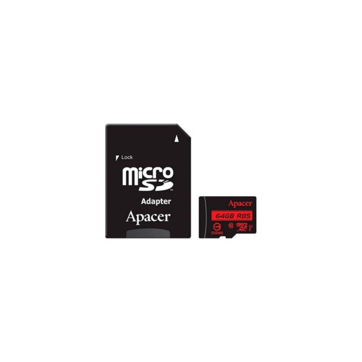 Карта памяти Apacer 64GB microSDXC class 10 UHS-I (AP64GMCSX10U5-RA) 256_256.jpg