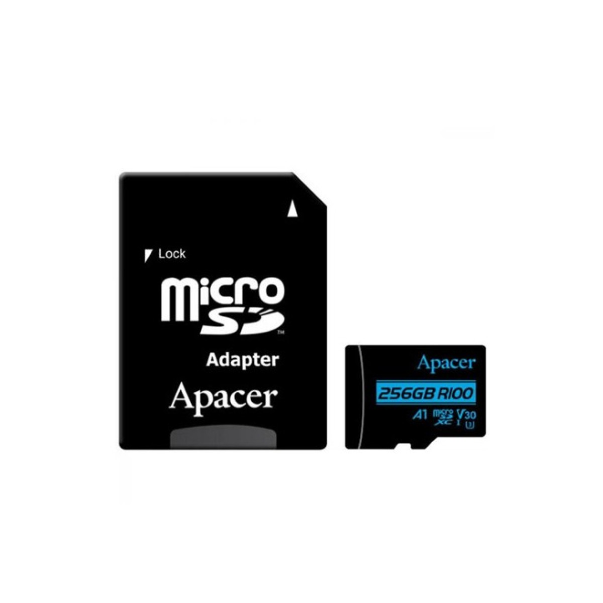 Карта пам'яті Apacer 256GB microSDHC class 10 UHS-I U3 V30 (AP256GMCSX10U7-R) 256_256.jpg