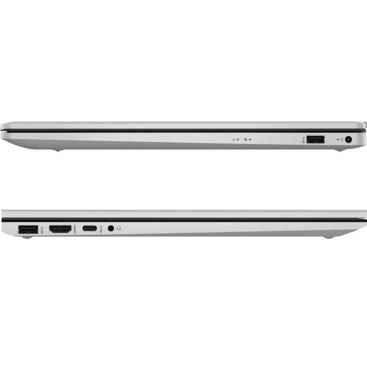Ноутбук HP 17-cn3009ua 17.3" FHD IPS AG, Intel i3-N305, 8GB, F256GB, UMA, DOS, сріблястий (826W3EA) 98_98.jpg - фото 4