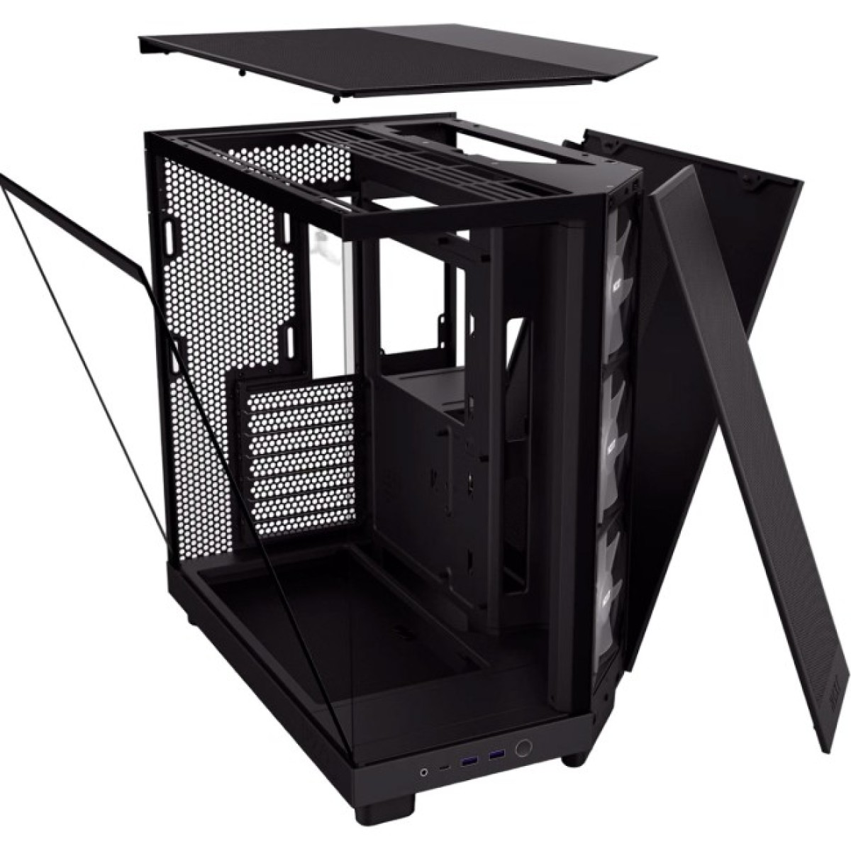 Корпус NZXT H6 Flow RGB All Black (CC-H61FB-R1) 98_98.jpg - фото 6