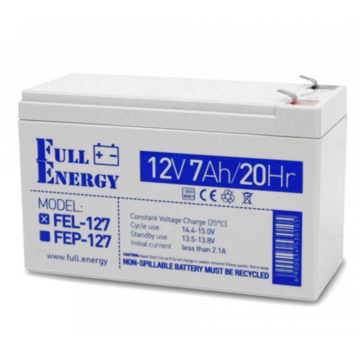 Батарея до ДБЖ Full Energy 12В 7Ач (FEL-127) 98_98.jpg