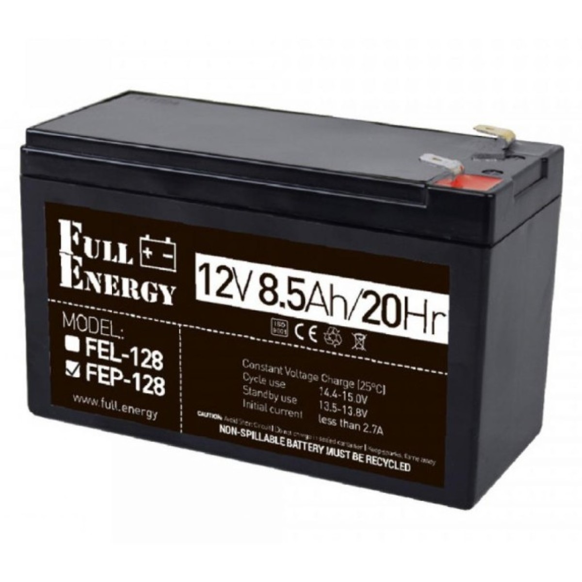 Батарея до ДБЖ Full Energy 12В 7,2Ач (FEP-128) 256_256.jpg