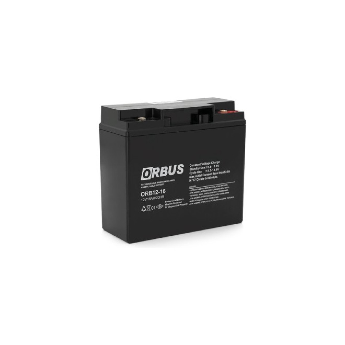 Батарея до ДБЖ Orbus ORB1218 AGM 12V 18Ah (ORB1218) 256_256.jpg