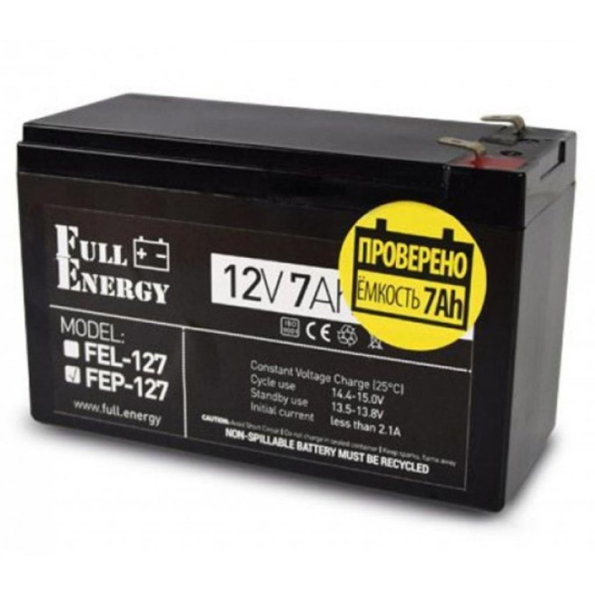 Батарея до ДБЖ Full Energy 12В 7Ач (FEP-127) 98_98.jpg