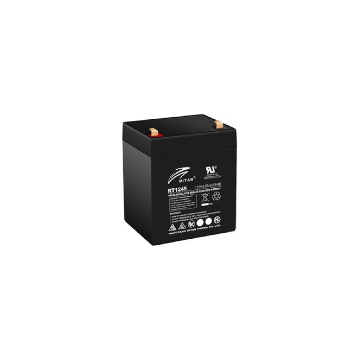 Батарея к ИБП Ritar AGM RT1245, 12V-4.5Ah, Black (RT1245B) 256_256.jpg