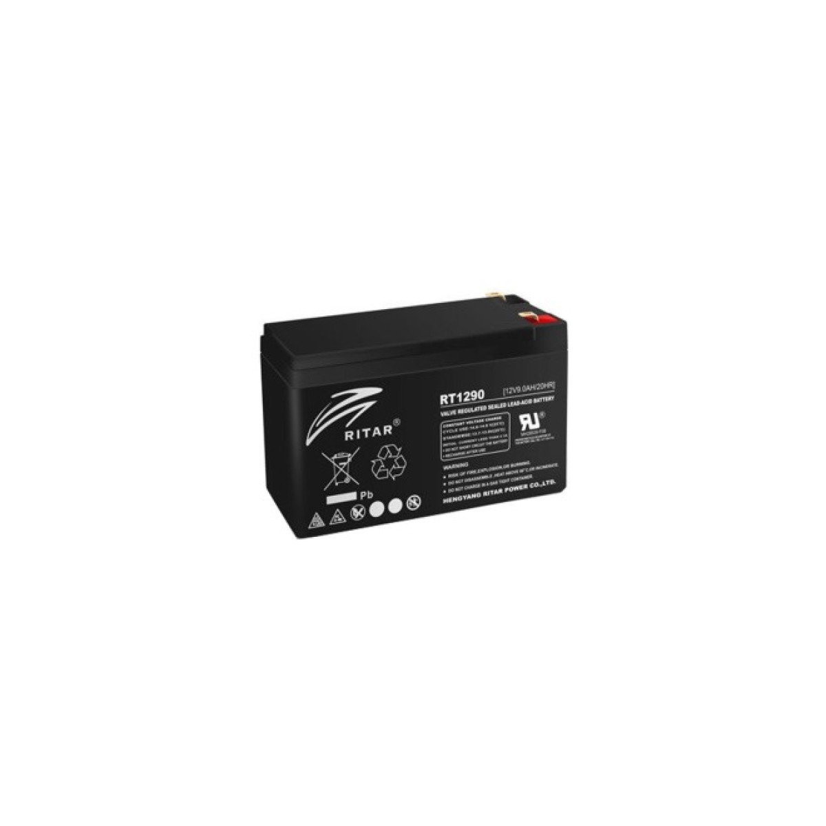 Батарея к ИБП Ritar AGM RT1290B, 12V-9Ah, Black (RT1290B) 98_98.jpg