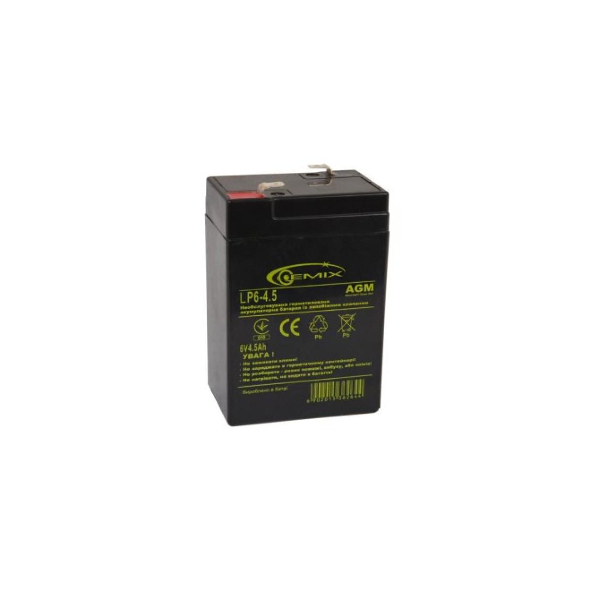 Батарея до ДБЖ Gemix 6В 4.5 Ач (LP6-4.5 Т2) 98_98.jpg