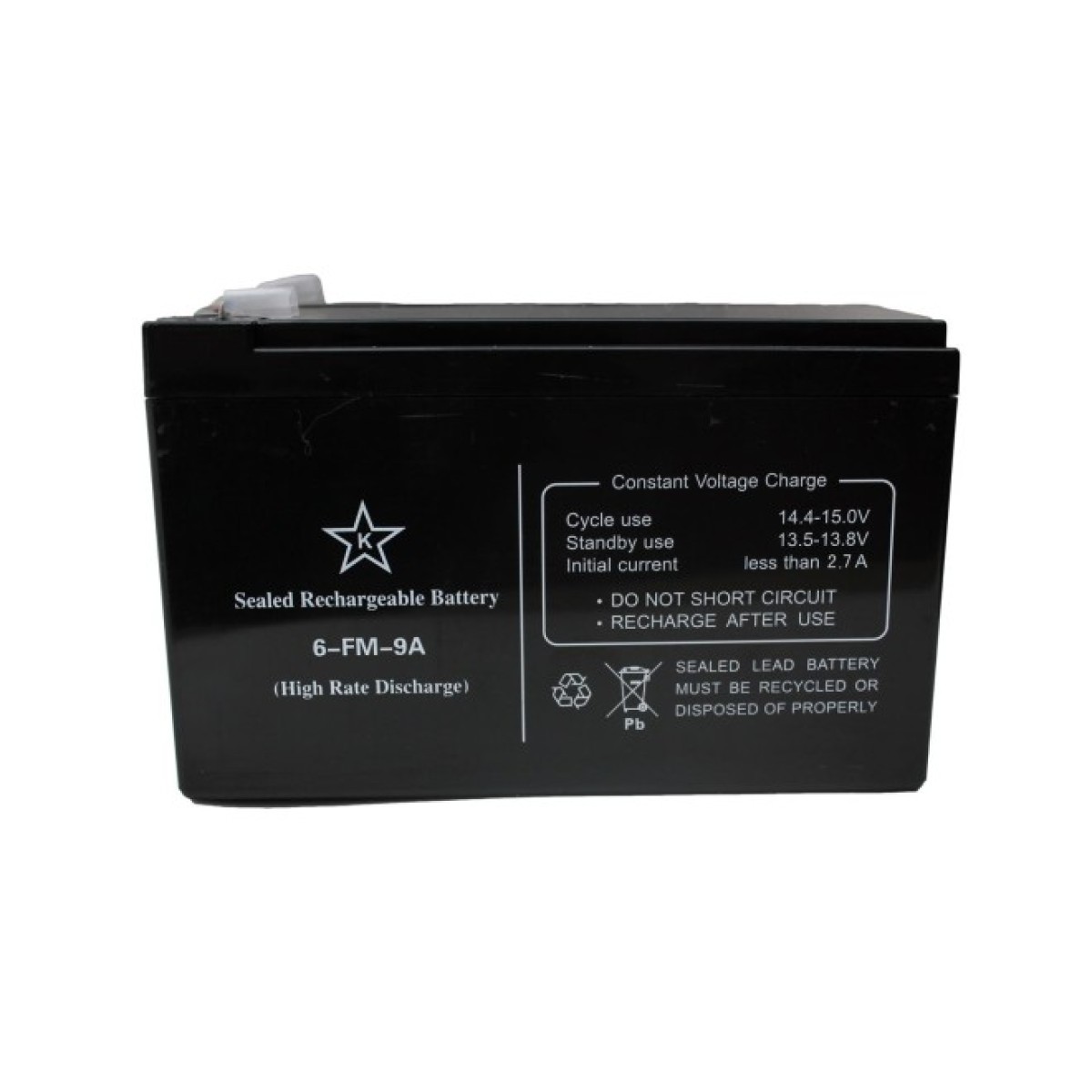 Батарея до ДБЖ Kstar 12В 9 Ач (6-FM-9A) (6-FM-9A) 256_256.jpg