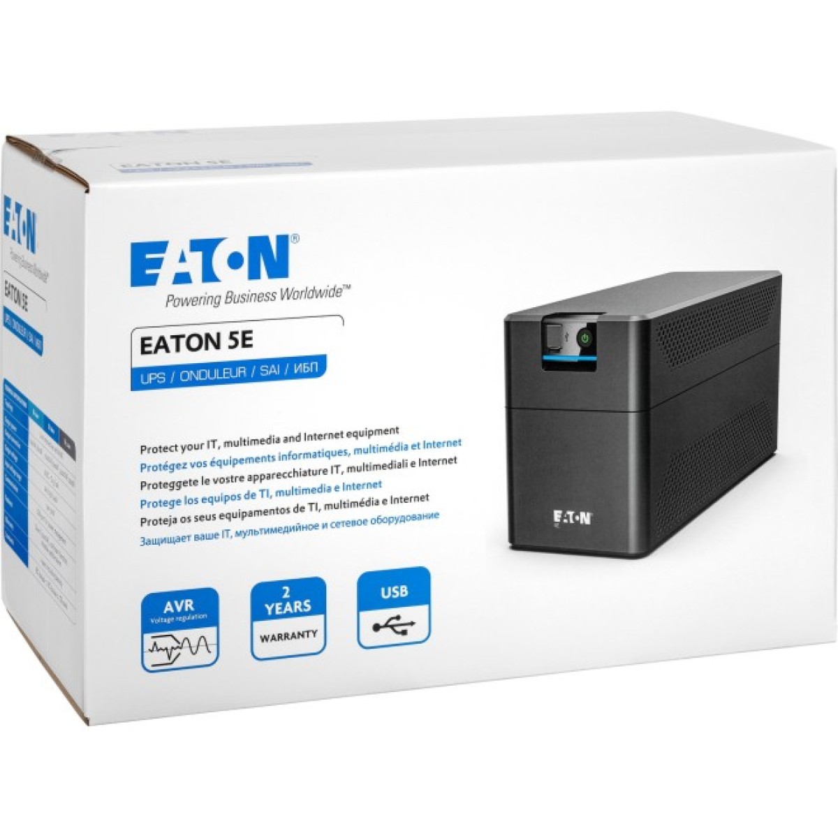 Пристрій безперебійного живлення Eaton 5E1600UI 1600VA (5E1600UI) 98_98.jpg - фото 2