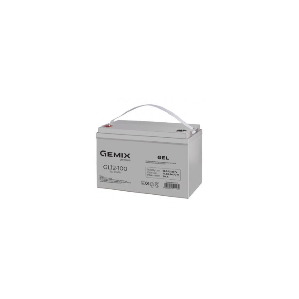 Батарея до ДБЖ Gemix GL 12В 100 Ач (GL12-100) 98_98.jpg - фото 3
