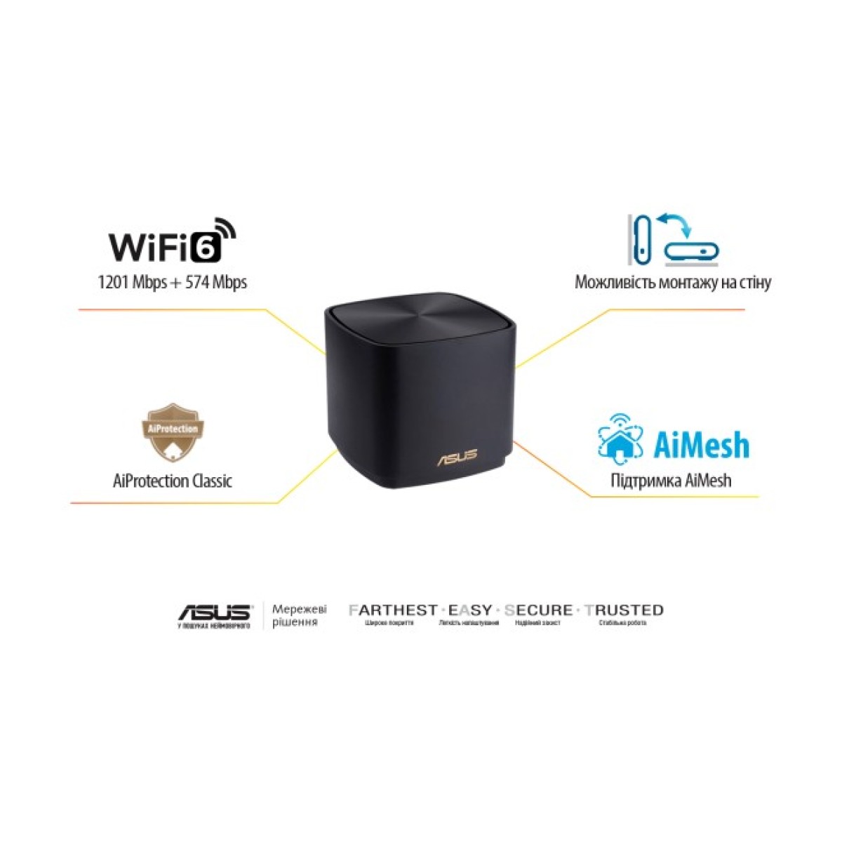 Точка доступа Wi-Fi ASUS XD4 Plus 1pk Black (90IG07M0-MO3C10) 98_98.jpg - фото 9