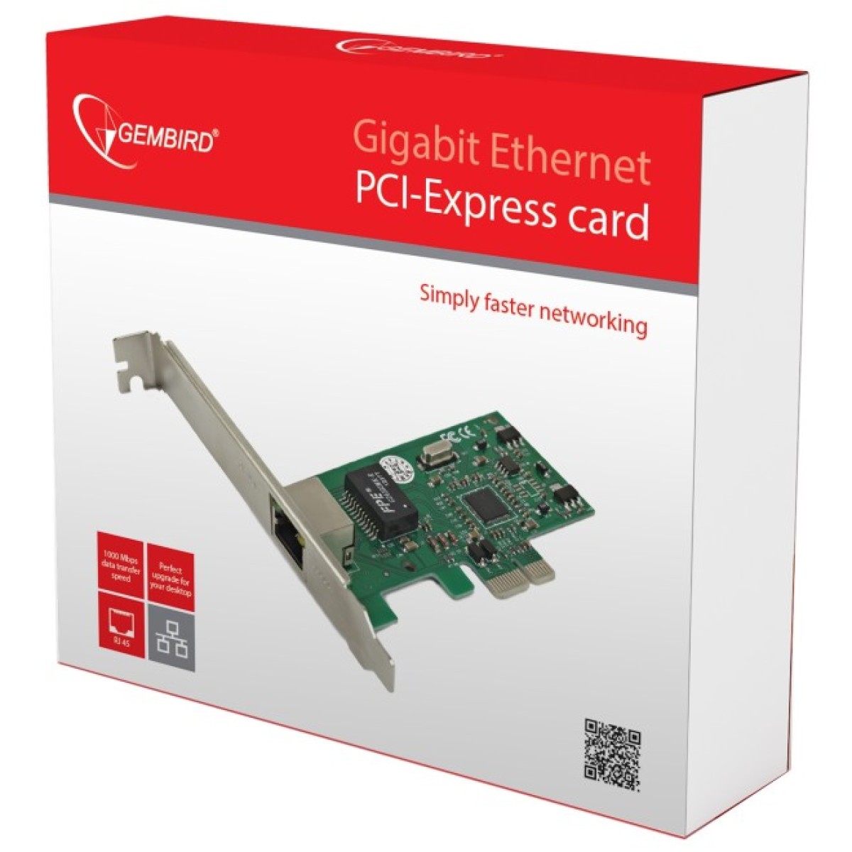 Мережева карта 1000 Base-TX PCI-E Realtek Gembird (NIC-GX1) 98_98.jpg - фото 2