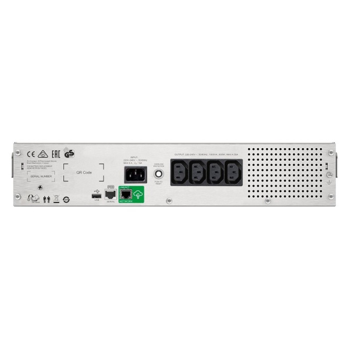 Источник бесперебойного питания APC Smart-UPS C 1500VA RM 2U with SmartConnect (SMC1500I-2UC) 98_98.jpg - фото 3