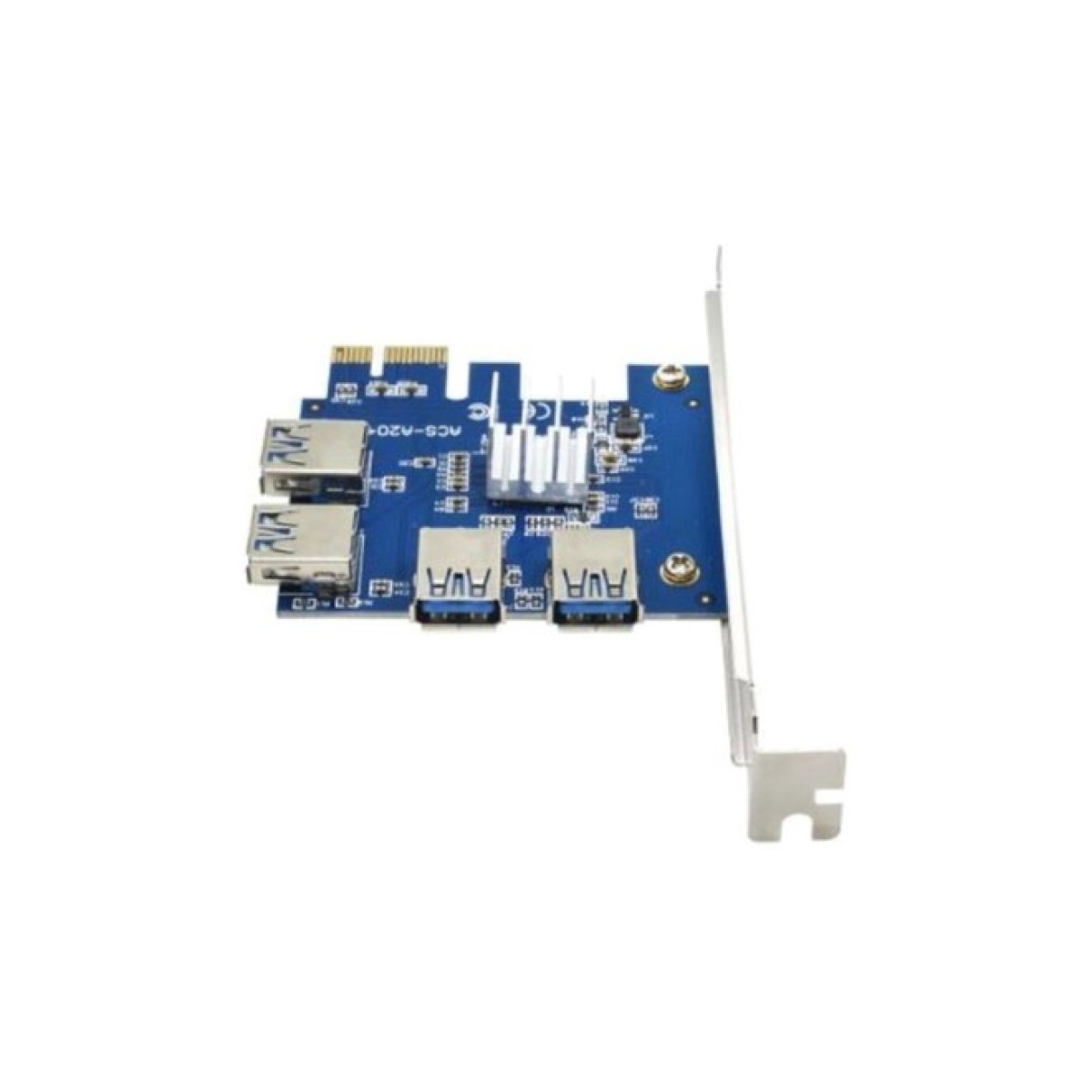 Адаптер Dynamode PCI-E x1-x16 to 4 PCI-E USB3.0 (RX-riser-card-PCI-E-1-to-4) 256_256.jpg