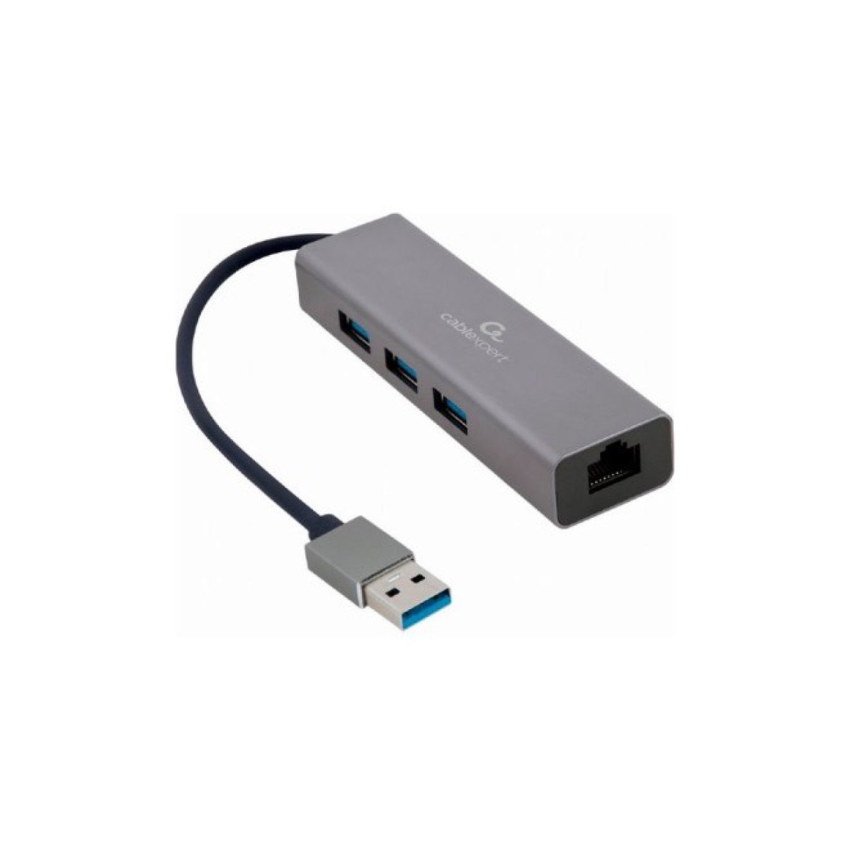 Адаптер USB-A to Gigabit Ethernet, 3 Ports USB 3.1 Gen1 Cablexpert (A-AMU3-LAN-01) 256_256.jpg