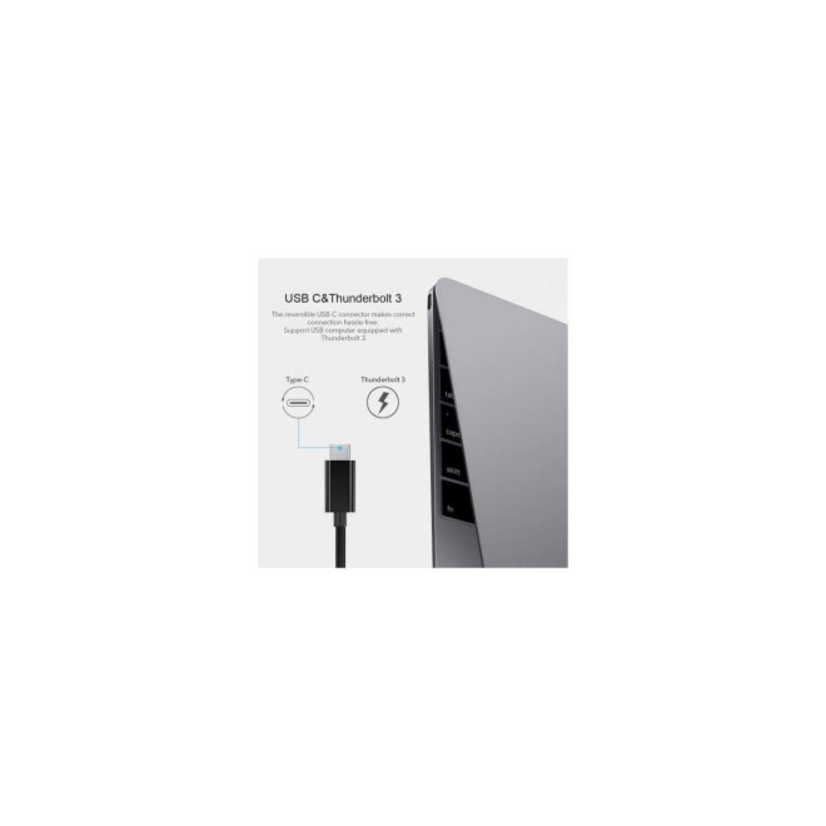 Адаптер USB-C to Gigabit Ethernet Choetech (HUB-R01) 98_98.jpg - фото 9