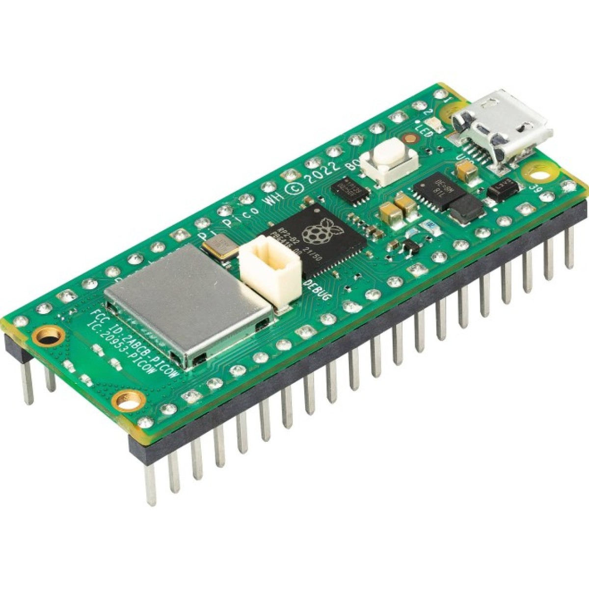 Микроконтроллер Raspberry Pi Pico WH (SC0919) 256_256.jpg