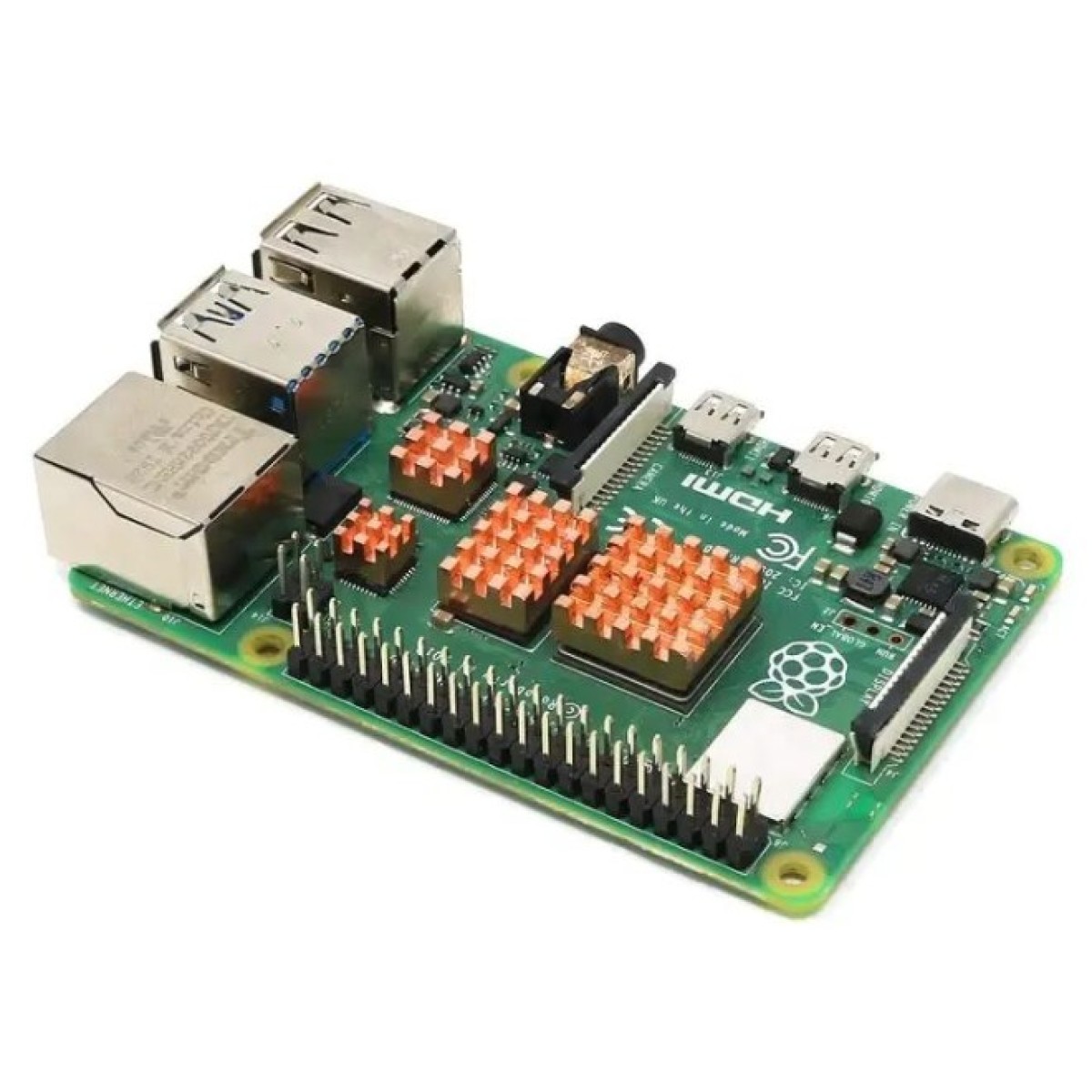 Комплект радиаторов для Raspberry Pi 4, медь, 4 шт (105170) 98_98.jpg - фото 2