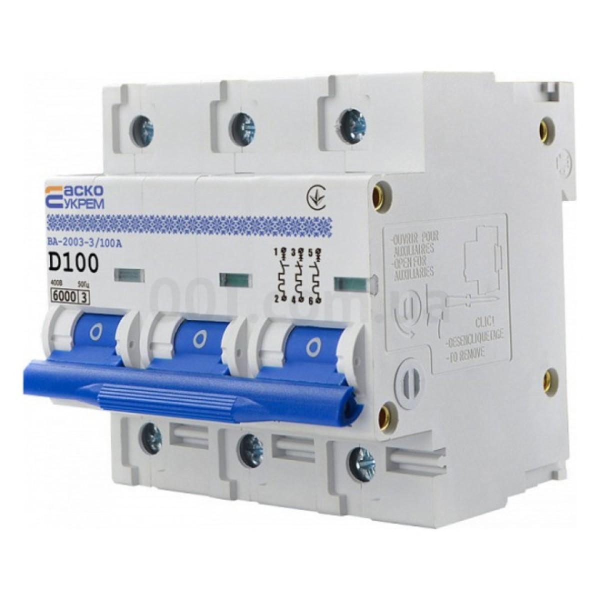 Автоматичний вимикач ВА-2003/D 3P 100А характеристика D, АСКО-УКРЕМ 98_98.jpg - фото 2