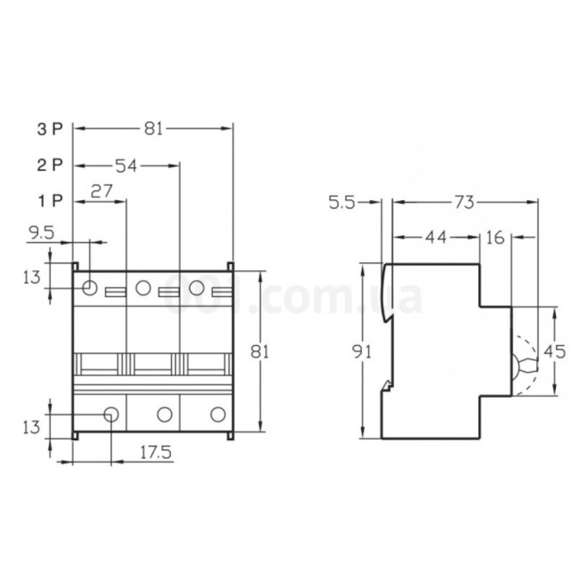 Автоматичний вимикач C120N 3P 100 А хар-ка C, Schneider Electric 98_98.jpg - фото 2